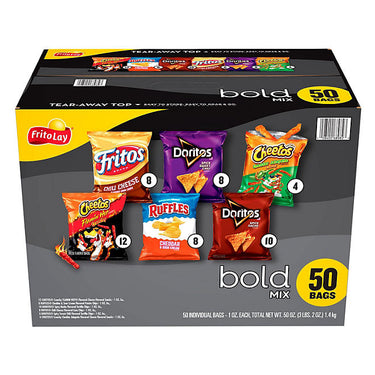Frito-Lay Flavor Mix Chips, Variety Pack, 50 pk.