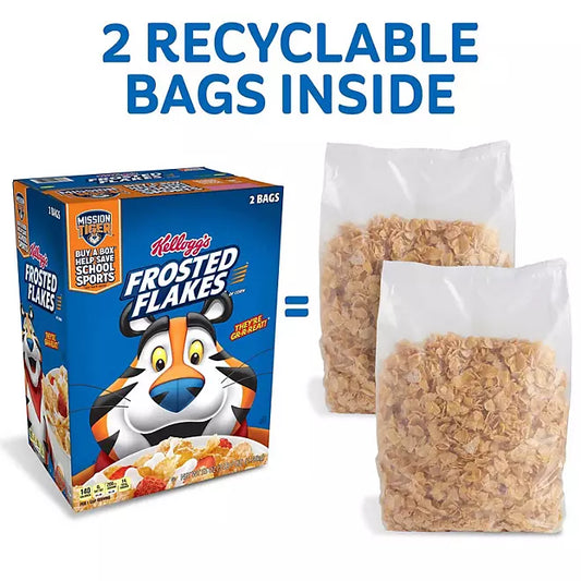 Frosted Flakes Breakfast Cereal, 55 oz