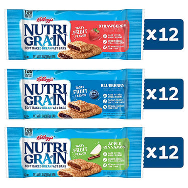 Nutri-Grain Bars Variety Pack, 1.3 oz., 36 pk.