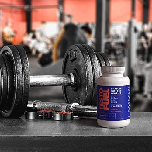 TestoFuel 120 T‑Booster Pills – 100 % Natural Testosterone Booster for Men with D‑Aspartic Acid, Fenugreek, Zinc & Magnesium