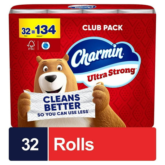 Charmin Ultra Strong 2-Ply Toilet Paper 32 rolls, 231 sheets/roll