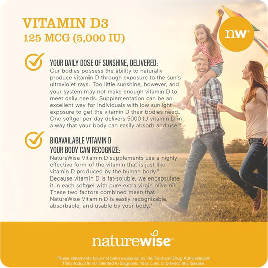 NatureWise Vitamin D3 – The Sunshine Vitamin for Your Health