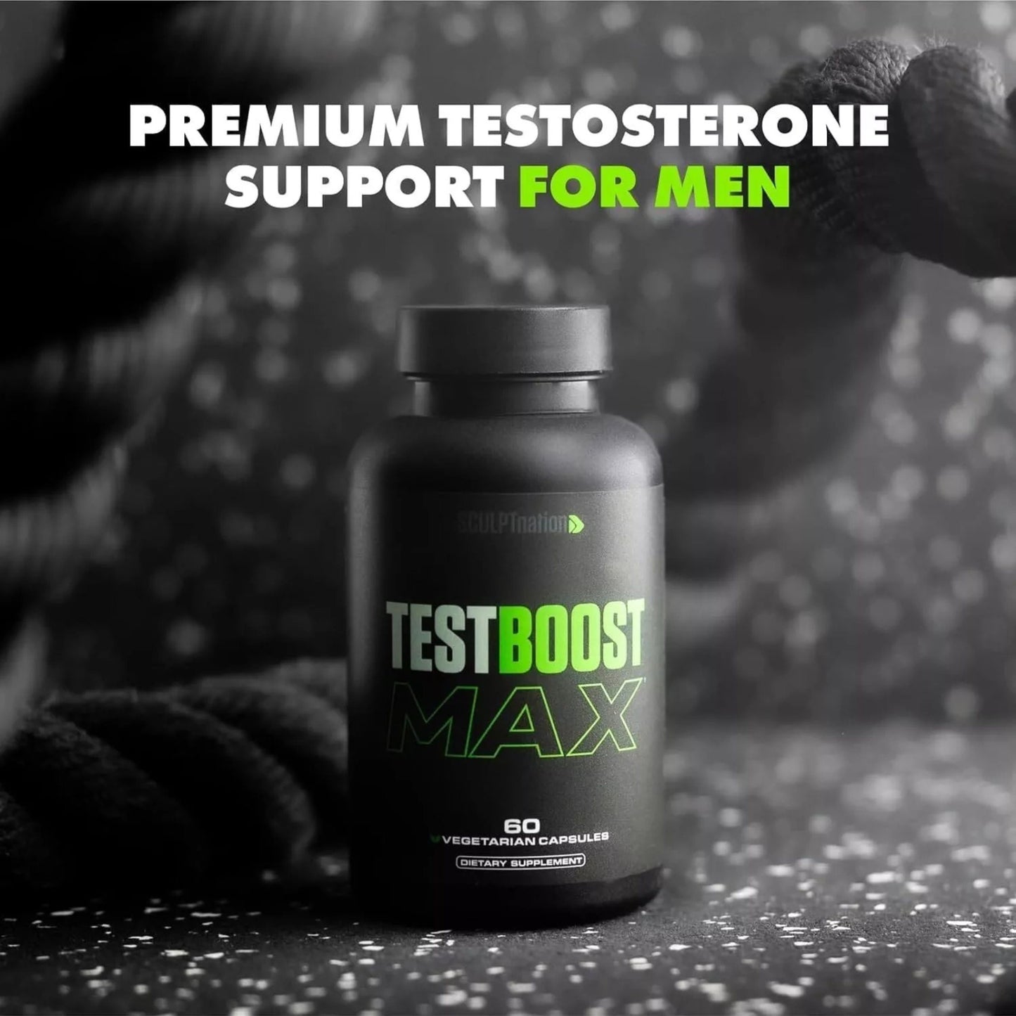 Sculpt Nation V Shred Test Boost Max Supplement for Men 60 Gluten Free Capsules