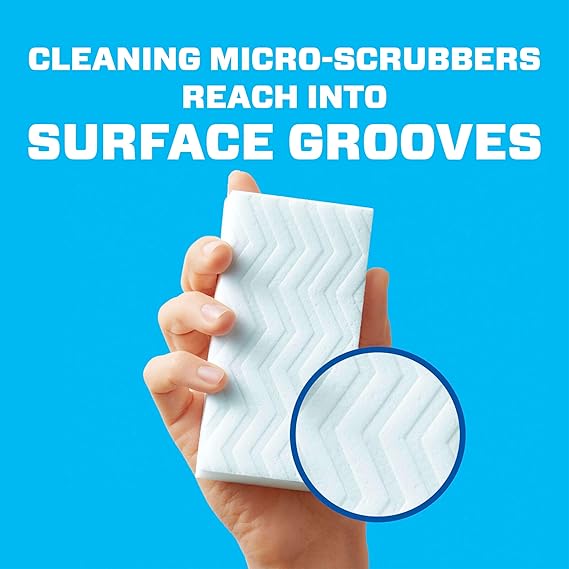 Mr. Clean Magic Eraser Original Cleaning Pads – Multi-Purpose All-Purpose Cleaner for Kitchen, Bathroom & Household Surfaces, 6 Count