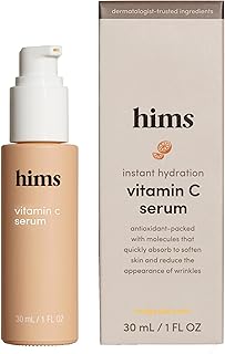 hims Vitamin C Serum for Men - Brighten Skin Tone, Balance Complexion - Highly Concentrated, Lightweight Vitamin C Facial Serum - Vegan, Cruelty-Free, No Parabens - Citrus Scent, (1oz)