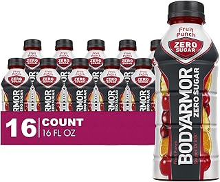Zero 16-Pack of Zero Sugar Fruit Punch Sports Drink Potassium-Packed Electrolytes 16 fl oz Plastic Bottle
