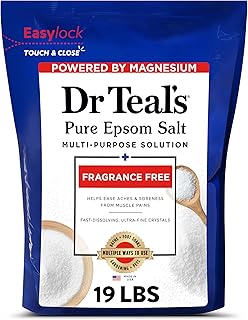 Dr Teal's Unscented Epsom Salt, 19 lbs