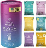 Body Restore Shower Steamers Aromatherapy 6 Pack - Galentines, Valentines Day Gifts for Her and Him, Birthday Gifts for Mom, Best Friend, Travel Essentials, Stress Relief, Bath Bombs - Bloom
