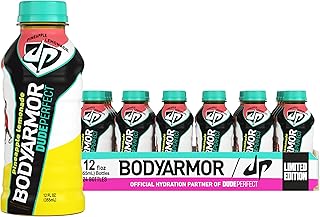 Sports Drink Dude Perfect Pineapple Lemonade, 12 fl oz, 24 Pack