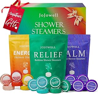 Shower Steamers Aromatherapy - 18 Pack Shower Bombs Birthday Gifts for Women, Organic Essential Oils, Self Care Gifts for Women, Mom, Mens Valentines Day Gifts for Her Him