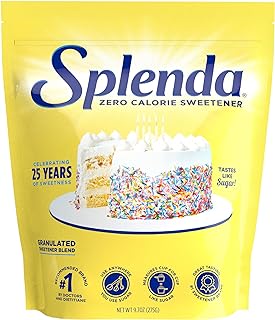Splenda Zero Calorie Sweetener – Granulated Sugar Substitute (9.7 Oz) 💛🍬