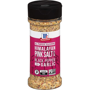 McCormick Himalayan Pink Salt with Black Pepper & Garlic – All-Purpose Seasoning (6.5 oz) 🧂🔥