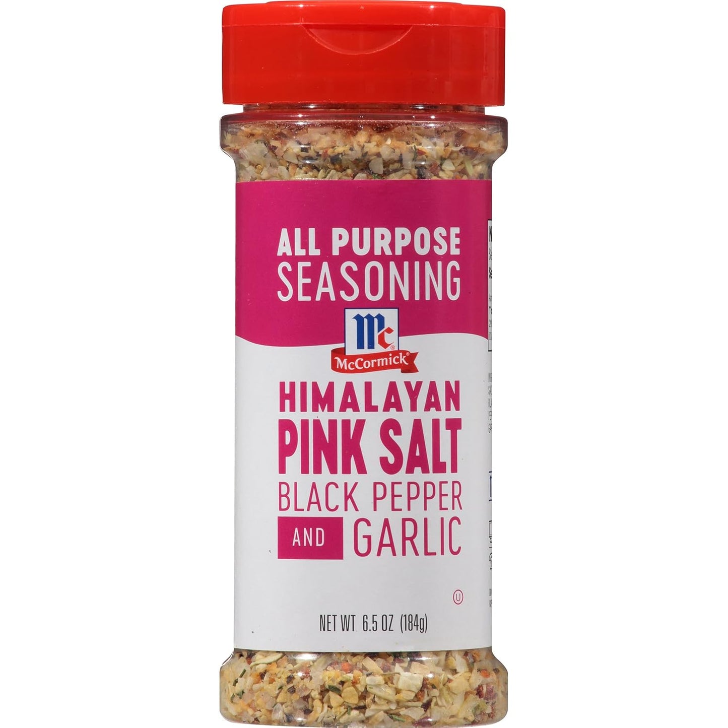 McCormick Himalayan Pink Salt with Black Pepper & Garlic – All-Purpose Seasoning (6.5 oz) 🧂🔥