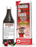 Cod Liver Oil, Cherry Flavor, 6.5 fl oz (1 Pack) – Fish Oil with Vitamins A, D, E, B1, Omega-3 for Immune and Bone Health, Kids & Adults