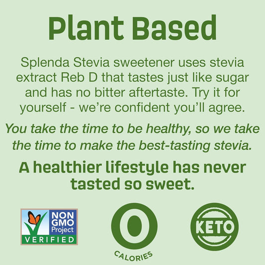 Splenda Stevia Zero Calorie Sweetener – Granulated Powder (19 oz Jar) 💚🍃