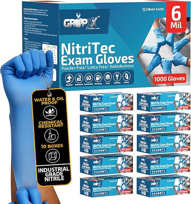 TitanFlex 6 Mil Heavy-Duty Nitrile Gloves