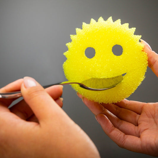 Scrub Daddy® FlexTexture Sponges 6‑Count Variety Pack – Colorful Fast-Drying, Odor- & Stain-Resistant Scrubbers