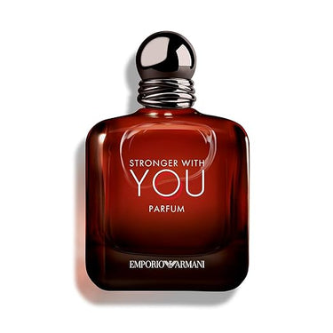 Emporio Armani Stronger With You Parfum 3.4 oz – Woody‑Amber Fragrance with Chestnut, Leathery Vanilla & Warm Spices