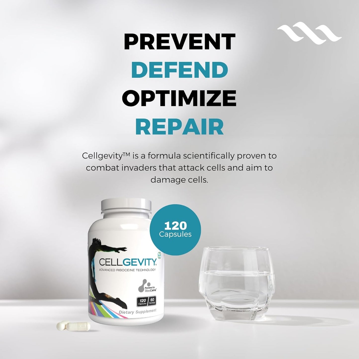 Cellgevity Advanced RiboCeine™ 120 Caps | Glutathione Support & Cellular Detox