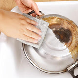 Multipurpose Wire Dishwashing Rags – 2024 Non-Scratch Reusable Metal Wire Dishcloths for Wet & Dry Cleaning – Heavy Duty Scrubbing Cloths for Kitchen Cooktops & Home (5 Pack)
