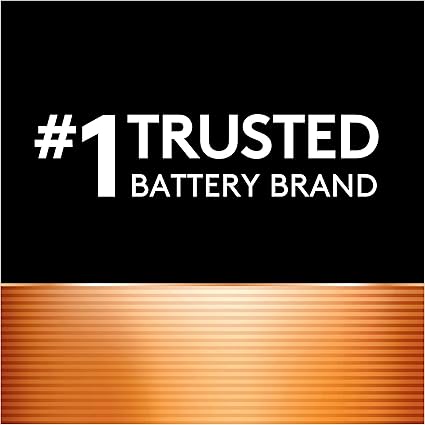 Duracell Coppertop D Batteries – 4 Pack | Reliable Long-Lasting Alkaline D Batteries for Household & Office Devices