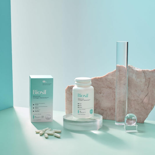 Biosil Collagen Generator – 120 Original Capsules | Patented ch-OSA® Complex | 60-Day Vegan Collagen Booster