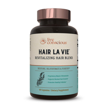 Hair La Vie Live Conscious Clinical Formula Growth 90 Count (Pack of 1)