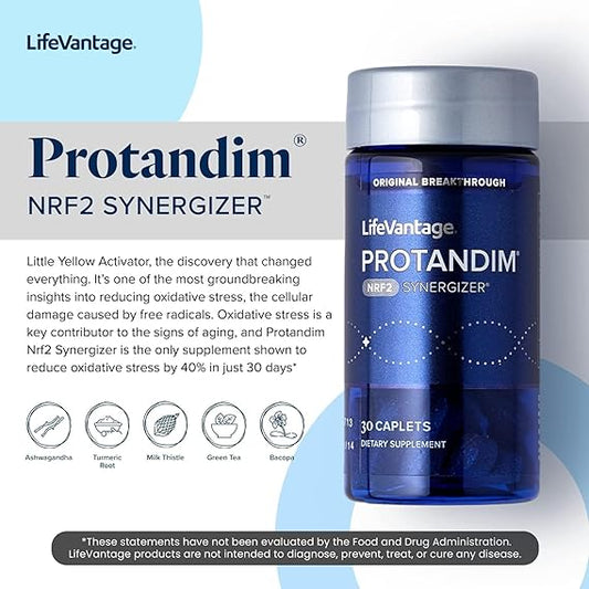 Protandim Nrf2 Synergizer β 30-Capsules | Antioxidant Herbal Blend for Healthy Aging & Cellular Support