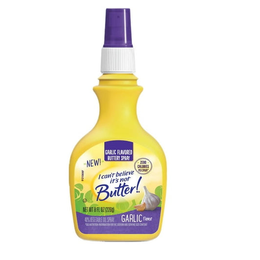 I Can't Believe It's Not Butter! Garlic Flavored Buttery Spray 8 fl oz Bottle