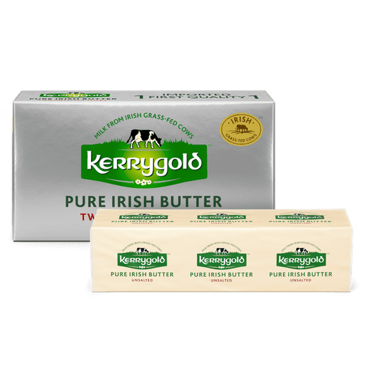 Kerrygold Grass-Fed Pure Irish Unsalted Butter, 8 oz 2 Sticks