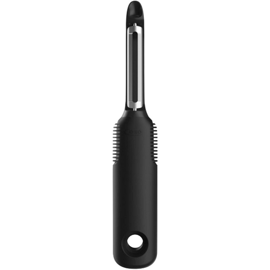 OXO Good Grips Swivel Vegetable Peeler - Soft Non-Slip Handle, Sharp Stainless Steel Blades, Built-In Eye Remover