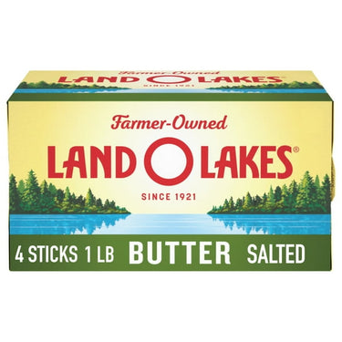 Land O Lakes Salted Stick Butter, 16 oz box, 4 Sticks
