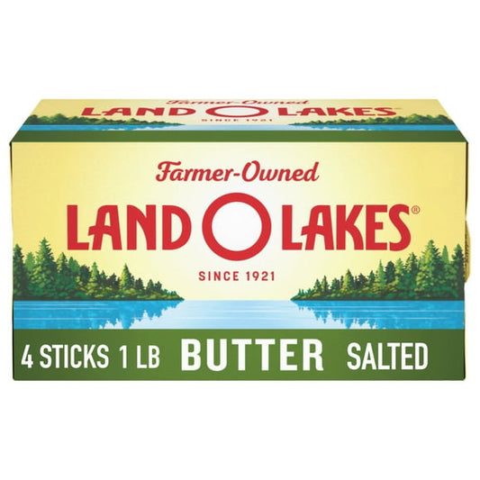 Land O Lakes Salted Stick Butter, 16 oz box, 4 Sticks