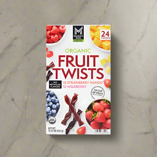 Member-Mark-Organic-Fruit-Twist- Variety-Pack-0.63 oz-24-pk