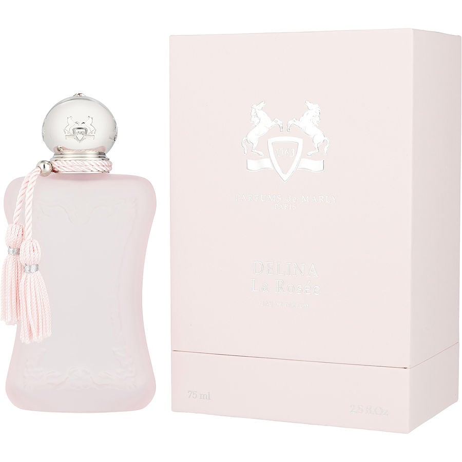 Parfums de Marly Delina La Rosée EDP 2.5 oz – Fresh Rose, Pear & Lychee Floral Fragrance