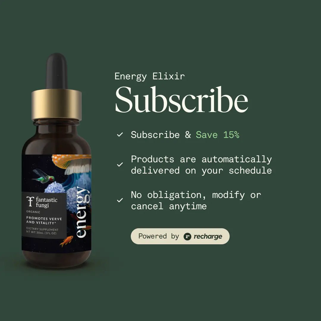 Energy Elixir | Natural Energy & Focus Drink | Adaptogens + B Vitamins + Green Tea Extract ⚡🌿