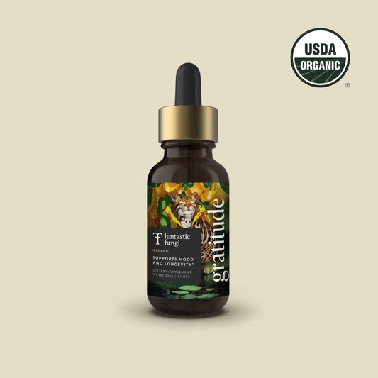 Gratitude Elixir | Mood Elevation & Emotional Wellness Drink | Adaptogens + Superfoods for Daily Positivity 🌞💛