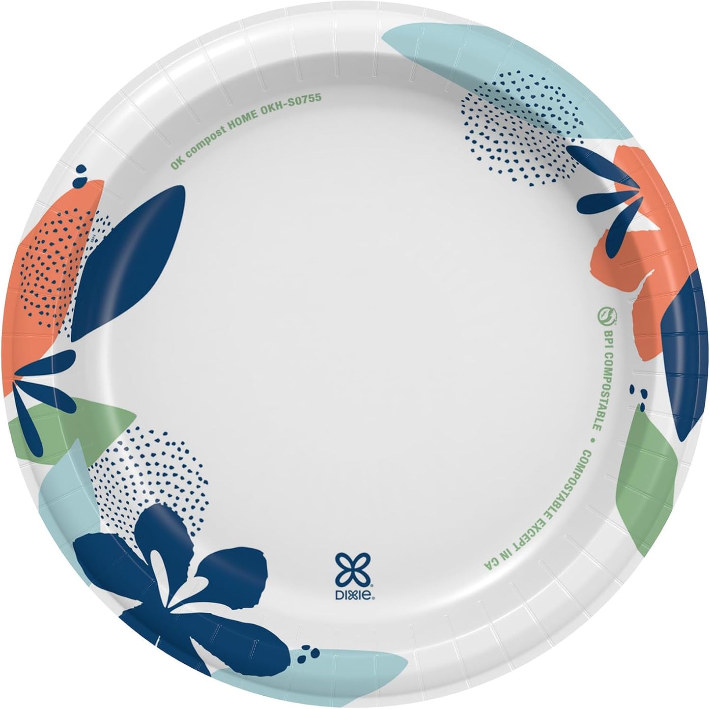 Dixie Medium Paper Plates – 8.5″, 90-Count | 2X Stronger, Microwave-Safe, Soak-Proof & Cut-Resistant