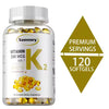 Vitamin K2 MK-7 Supplement - Supports Bone Density, Teeth, Skin, Heart Health and Immunity