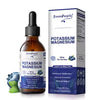 60ML Potassium Magnesium Supplement Liquid - High Absorption Calm Magnesium Complex & Potassium 99mg,Calcium, Vitamin D3, Zinc