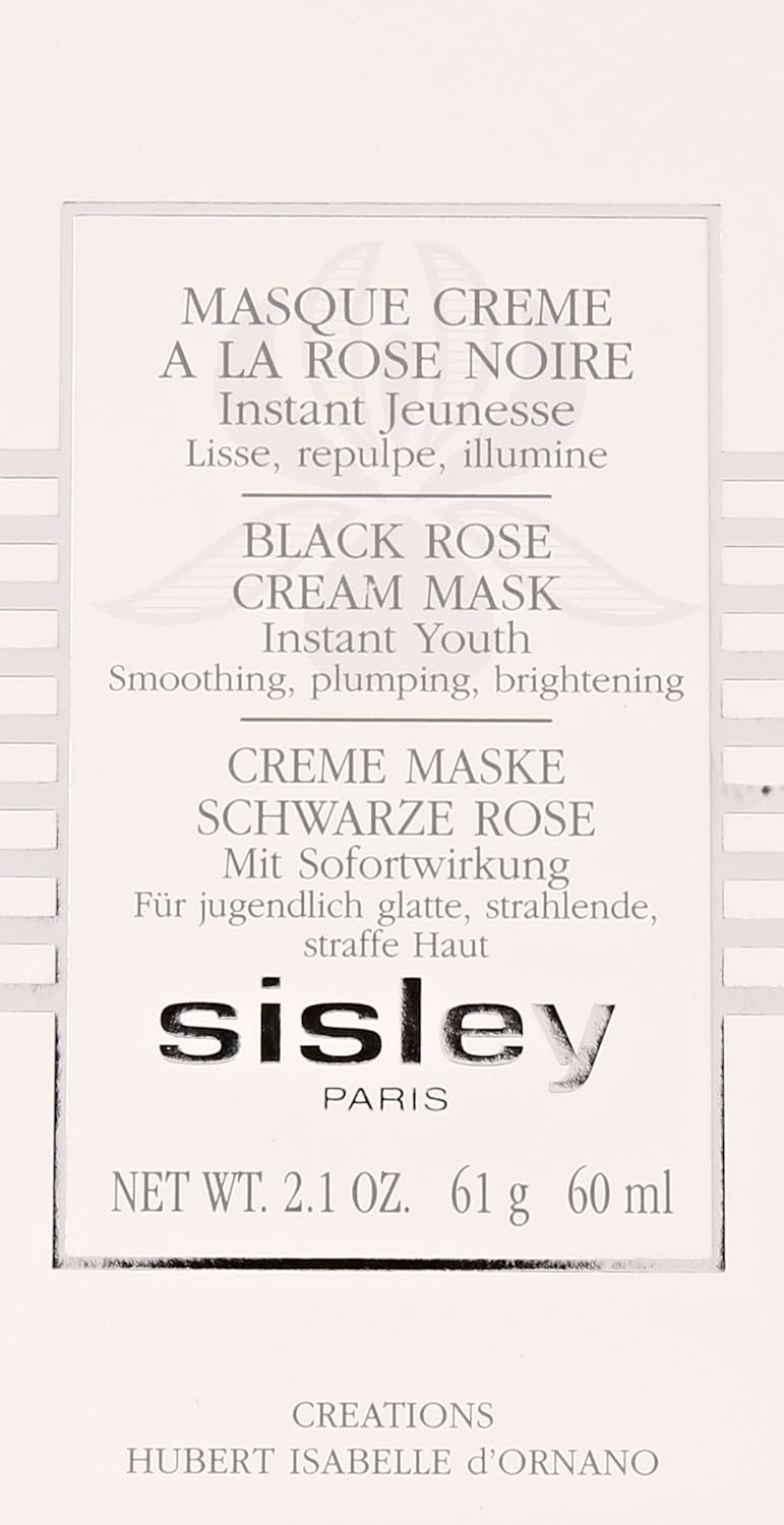 Sisley Paris Black Rose Cream Masque – Luxurious Anti-Aging Face Mask | 2 Fl. Oz