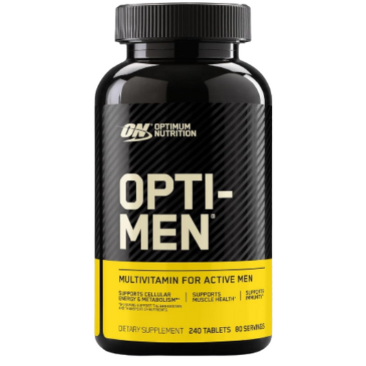 Optimum Nutrition Opti-Men Daily Multivitamin for Men – 240 Tablets (80-Day Supply) | Immune Support with Amino Acids
