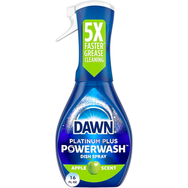 Dawn Platinum Powerwash Dish Spray – Apple Scent Dish Soap for Fast, Easy Cleaning – 16 oz. Spray Bottle