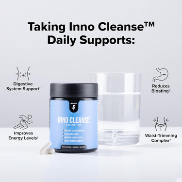Inno Cleanse – Waist Trimming Complex | Digestive Support, Bloating Relief & Natural Detox | Vegan-Friendly