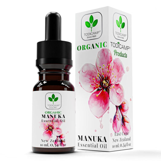 100% Pure Manuka Oil from New Zealand Therapeutic Grade Essential Oil for Wound Care Skin Soothing Nail & Scalp Health Organic Undiluted Cold Pressed Manuka for Face Hair Body