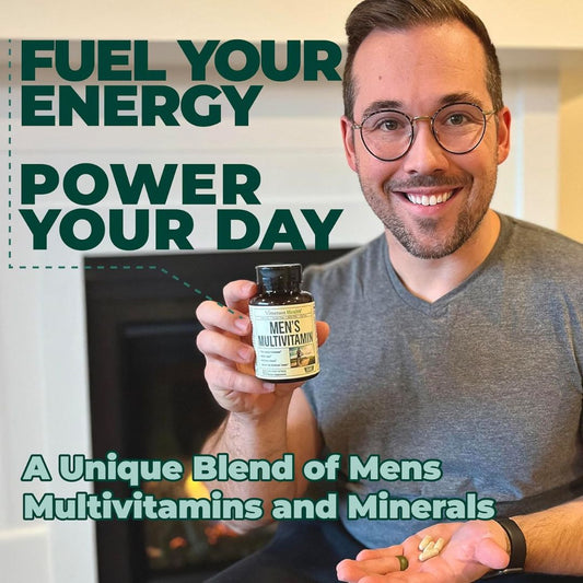 Multivitamin for Men - Daily Mens Multivitamins & Multiminerals with Vitamin A, C, D, E, B12, Zinc & More Essential Vitamins for Men - Mens Vitamins for Energy, Focus, and Mens Health. 60 Capsules