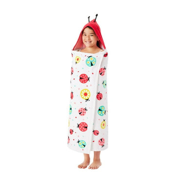 Member's Mark 100% Cotton Kids' Hooded Towel With Hand Pockets