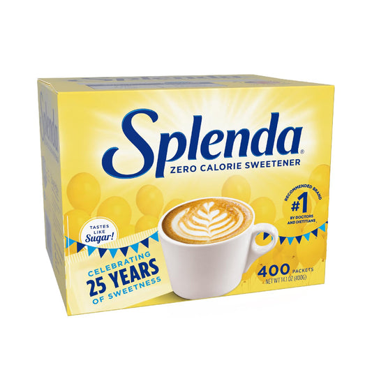 Splenda Zero Calorie Sweetener – 400 Count Packets 💛🍬