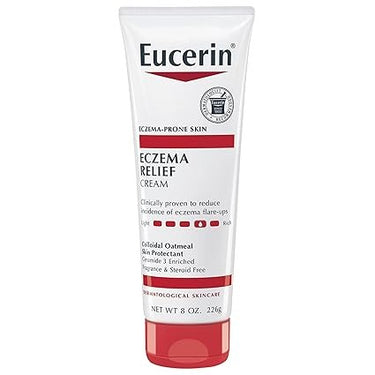 Eucerin Eczema Relief Body Cream 8 oz – Fragrance‑Free, Ceramide‑3 & Colloidal Oatmeal for Eczema-Prone Skin
