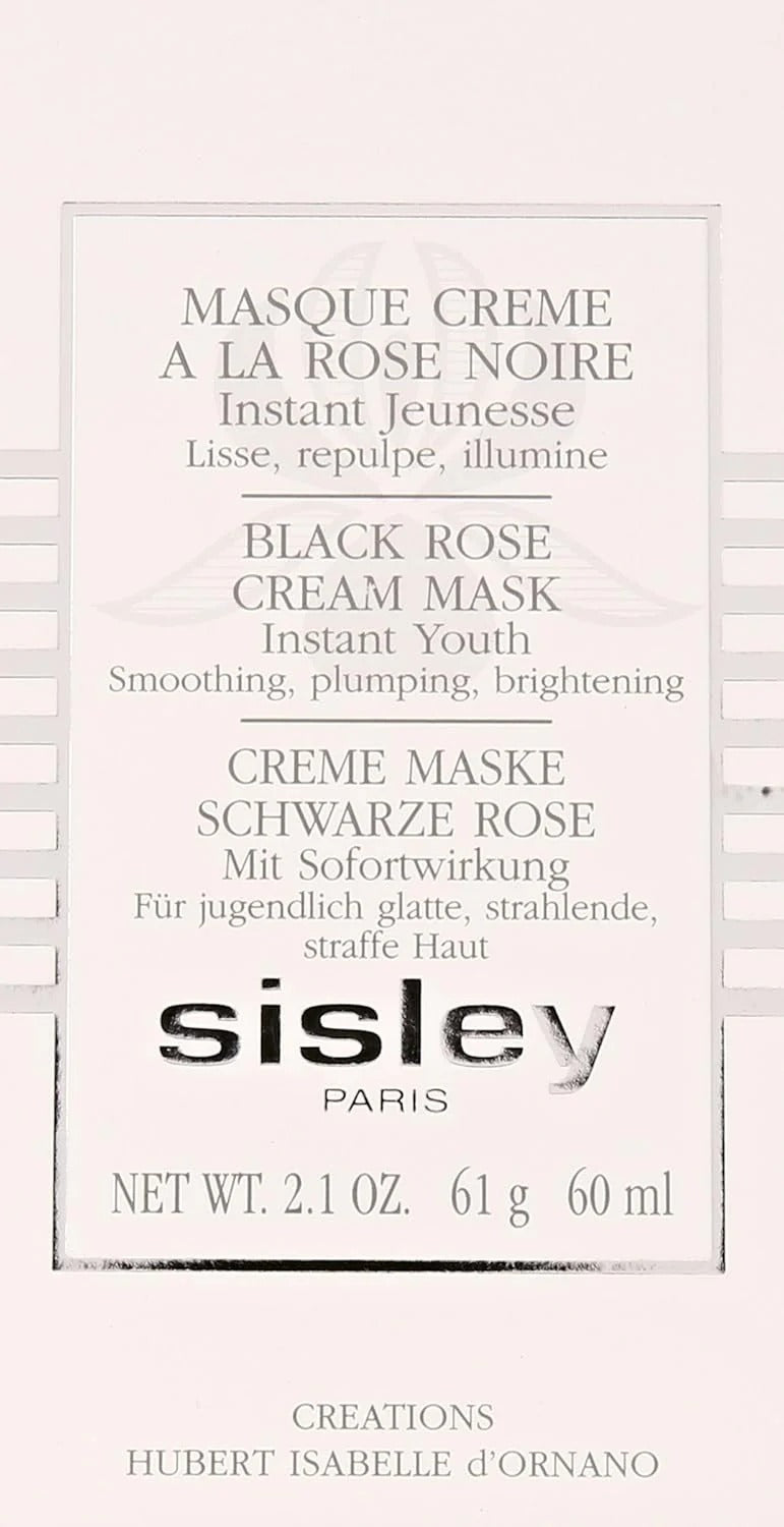 Sisley Paris Black Rose Cream Masque – Luxurious 2×2 fl oz Anti‑Aging Cream Mask – Hydrates, Smooths & Plumps